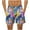 Swim Shorts-Multicolor, variant on Gamivast Mens Swim Trunks Funny Graphic Elastic Waist Swimming Shorts with Pockets Gradient Board Drawstring Summer Swimsuits Holiday Beach Outfits