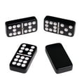 thumbnail image 5 of Silverman & Co. Double 9 Large Black Domino Set - Purple Case, 5 of 7