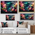 thumbnail image 4 of Designart "Explorations of Multicolor Coral Reef IV" Animals Framed Wall Art - Modern Pink Coral Living Room Framed Canvas Art, 4 of 6
