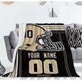 thumbnail image 3 of New Orleans Plush Throw Blanket Personalized Gift for Men Women Youth, 3 of 6