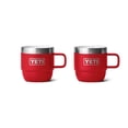 thumbnail image 1 of Taza YETI Rambler apilable de acero inoxidable de 180 ml, 2 unidades, color rojo, 1 of 8