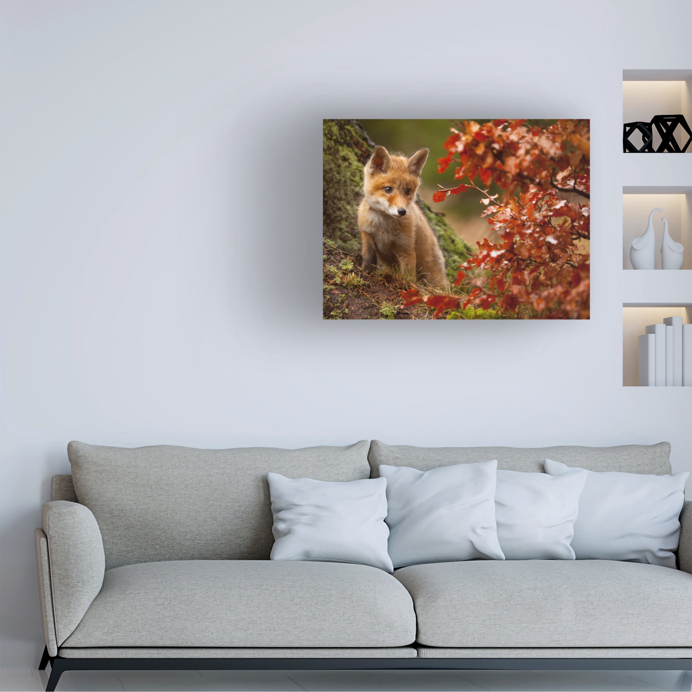 Robert Adamec 'Fox' Canvas Art