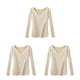 thumbnail image 1 of Minnieouse Camisa térmica Ropa interior de invierno Ropa de abrigo Tamaño compacto Lavable Top Lencería larga Superficie lisa al tacto Type1 NO1, 1 of 6