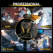 GZ GUOZHI Portable 130A Stick Welder ,110V Mini ARC Welder Tool ,Small Welder Machine ,with Shoulder Strap,Energy Efficient,Easy to Use,Perfect for Home Use