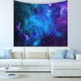 thumbnail image 4 of Gojian Galaxy Tapestry for Bedroom Aesthetic Space Blue Night Starry Sky Stars Universe Tapestry Mysterious Nebula Wall Hanging Backdrop Room Decor for Bedroom Living Room, 4 of 6