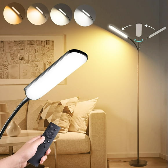Lámpara de pie marctronic 18W 1800LM LED superbrillante con mando a distancia