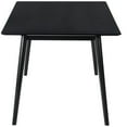 thumbnail image 4 of Maklaine Rectangular Contemporary Wood Dining Table in Black, 4 of 6