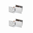 thumbnail image 1 of 2pcs Glass Door Hinge Wine Cabinet Wine Cabinet Display Cabinet Recessed Side Mount Glass Door Hinge Brushed Nickel, 1 of 2