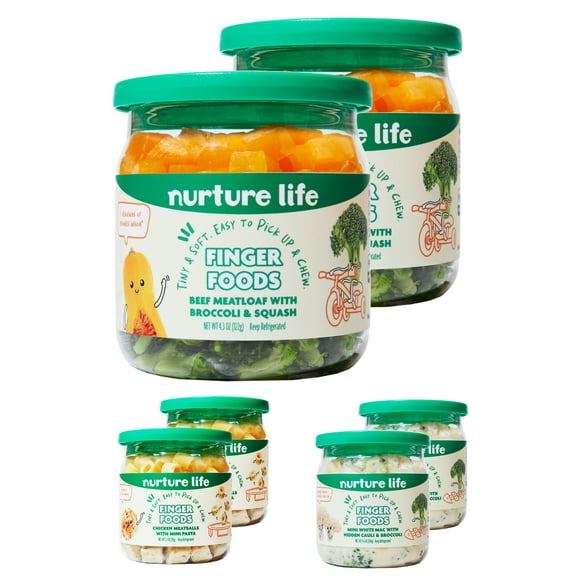 Nurture Life Healthy Baby Finger Food 6-Meal Favorites Pack, Organic Focus