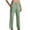 Green, variant on AherBiu Lounge Pants for Women Drawstring Waisted Lightweight Summer Casual Trousers with Pockets