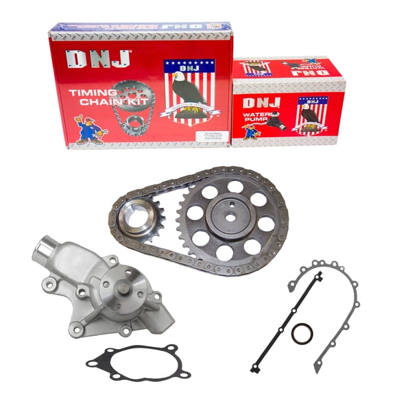 DNJ TK1120AWP Timing Chain Kit with Water Pump Fits Cars & Trucks 91-93 Jeep 4.0L L6 OHV 12V