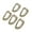 Khaki, variant on 5Pcs Quick Releases Carabiner Clip Outdoor Secure Keychain Climbing Hook Set