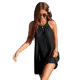 thumbnail image 1 of Vestidos de Verano Calados de Crochet para Mujer, Color Negro, Talla M, 1 of 6