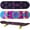 Donut, variant on Flybar Skateboards for Beginners, Complete Standard 31 Inch Skateboard, Double Kick, 8" Deck, Lightweight, Stickers