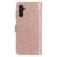 thumbnail image 4 of Allytech Galaxy S23 FE Wallet Case, Big Butterfly Design Luxury PU Leather Flip Folio Stand Cards Slots Hand Wrist Shockproof Phone Case for Samsung Galaxy S23 FE - Rosegold, 4 of 6