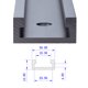 thumbnail image 2 of Riel De Inglete Con Ranura En T Aluminio DIY T Slot Jig Mitre Track Fixture Herramienta de carpintería deslizante para enrutador Sywqhk Para estrenar, 2 of 9