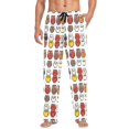 thumbnail image 2 of Cartoon Owls Mens Pajama Pants Cotton Elastic Waistband Lounge Sleep Pajama Bottoms Pj with Pocket, 2 of 7