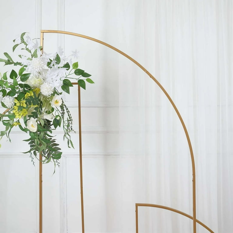 Floral & Centerpiece Riser Stand The Arc - 4 Feet Tall - Gold