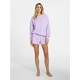 thumbnail image 2 of No Boundaries Cozy Sleep Long Sleeve Top, Women’s, 2 of 5