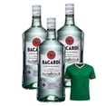 thumbnail image 1 of 3 Ron Bacardi Carta Blanca 1.75 L + Jersey Verde, 1 of 3