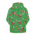 thumbnail image 6 of DISNIMO Christmas Dachshund Hoodie for Kids Snowflake Hoodies Jackets for Girls Graphic Zip Up Hoodie Sweatshirt Boys Zipper Sweatshirts Size 8-10 Clothing Unisex Fall Clothes Kid, 6 of 7