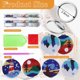 thumbnail image 4 of Cuadros Decorativos Kits de pintura portátil DIY Crystal Diamond Mirror por número para niña (072) Wdftyju  embutido en tela, 4 of 4