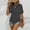 Dark Gray, variant on Oversized Tshirts for Women Boxy Tee Shirts Plain Workout Tops Drop Shoulder Tops Plus Size Tops Crewneck Basics Casual Work Tees Loose Tshirts for Women Dark Gray L