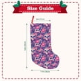 thumbnail image 3 of Lsque cool Skull flower colorful Pattern 18 Inch Christmas Stockings, Festive Holiday Stocking for Christmas Decorations Holiday Decor, 3 of 7