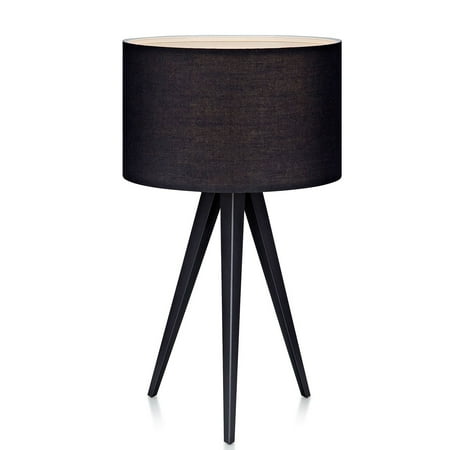Versanora - Romanza Tripod Table Lamp with Black Shade ()