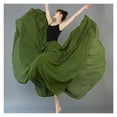 thumbnail image 3 of 360/540/720 Degree Chiffon Skirt Ballet Belly Dance Women Gypsy Long Skirts Dancer Practice Wear Assorted Dance Skirt, 3 of 7