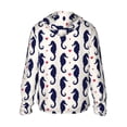 thumbnail image 3 of Sigee Seahorses and Hearts Print UPF50+ Men's Sun Protection Hoodie Shirt SPF UV Shirt Long Sleeve Fishing Outdoor Lightweight, S-3XL, 3 of 9