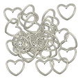 thumbnail image 1 of 25x5 Piezas Punk Estilo Gótico Aleación Corazón Círculo Anillos DIY Gargantilla Cuello Pierna Anillo Sunnimix anillo círculo corazón, 1 of 8