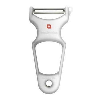 TOOLSWISS Swiss-Made Stainless Steel Vegetable Peeler - Grey, 3609 Model