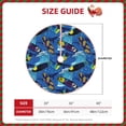 thumbnail image 3 of KLL Hawaiian Style Christmas Tree Skirt 30" ,Party Decorations Farmhouse for Christmas Decorations Holiday Party, 3 of 6