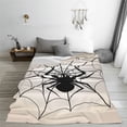 thumbnail image 5 of Salouo Spiders On The Web 1 Print Bed Blankets,Flannel Blanket Comfortable Air Conditioning Blanket Lightweight Blanket for Sofa Bed Travel & Couch -50"x40", 5 of 8