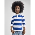 thumbnail image 3 of The Children's Place Baby & Toddler Boys Long Sleeve Striped Rugby Polo, Sizes 6M-5T, 3 of 6