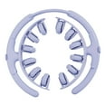 thumbnail image 2 of Rodillo masajeador para piernas con 12 ruedas, compacto, ligero y ajustable. Azul, 2 of 8