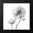 thumbnail image 2 of Robinson, Carol 15x15 Black Modern Framed Museum Art Print Titled - Sketchy Poppy, 2 of 5