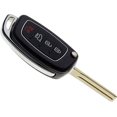 thumbnail image 1 of Carcasa para llave con hoja compatible con Hyundai i10, i30, i20, iX35 - Funda para llave remota de coche con 4 botones JM JM, 1 of 5