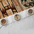 thumbnail image 4 of Erosebridal Letter H Monogrammed Blackout Curtains Set of 2 (52x84 Each),Happy Camping Outdoor Adventure Window Curtains For Travel Trailers, 4 of 7