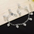 thumbnail image 4 of QQTDFG 2PC 925Sterling Silver 10 Noble Crowns Women's Fashion Chains Bracelet 8" LH012-default, 4 of 4