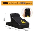 thumbnail image 3 of Rat Trap, Large Mouse Traps, Mouse Traps Indoor for Home, Instant Kill Traps for Mouse Rat Chipmunk, Quick Set Up and Reusable - 6 Pack, Black, 3 of 7