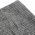 thumbnail image 4 of Womens Plaid Mini Skirt Fall Winter High Waisted Bodycon Pencil Skirt XXL Black, 4 of 6