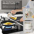 thumbnail image 4 of MRBIN Oil Spray Bottle for Cooking, 550ml/18.5oz Food Grade Glass Olive Oil Sprayer Dispenser 2 in 1 Mister Refillable Dressing Container for Kitchen, Air Fryer, BBQ, Salad, 4 of 10