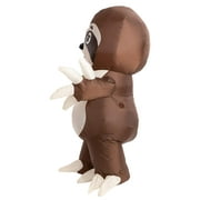 Joyfy Halloween Inflatable Costume for Adults, Air Blow-up Sloth Dress Up Unisex Cosplay Costume (Brown)