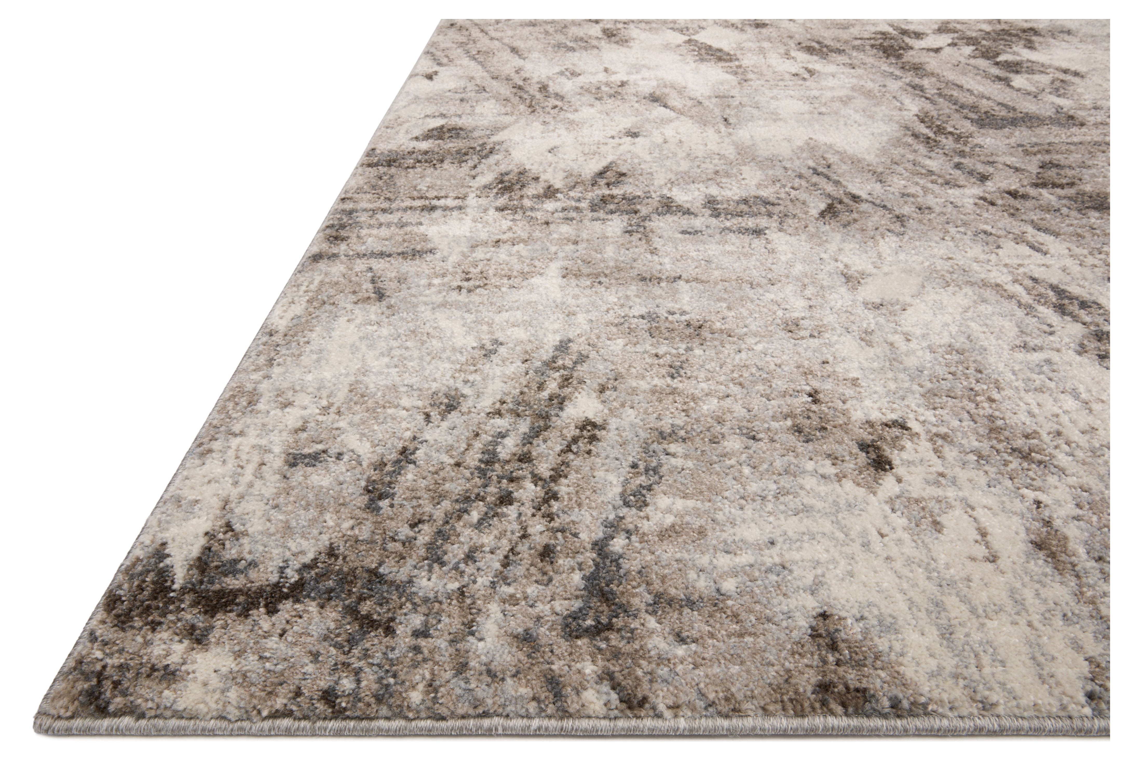 Loloi Austen AUS-03 Abstract Natural / Mocha Area Rug 2'-0" x 3'-0"