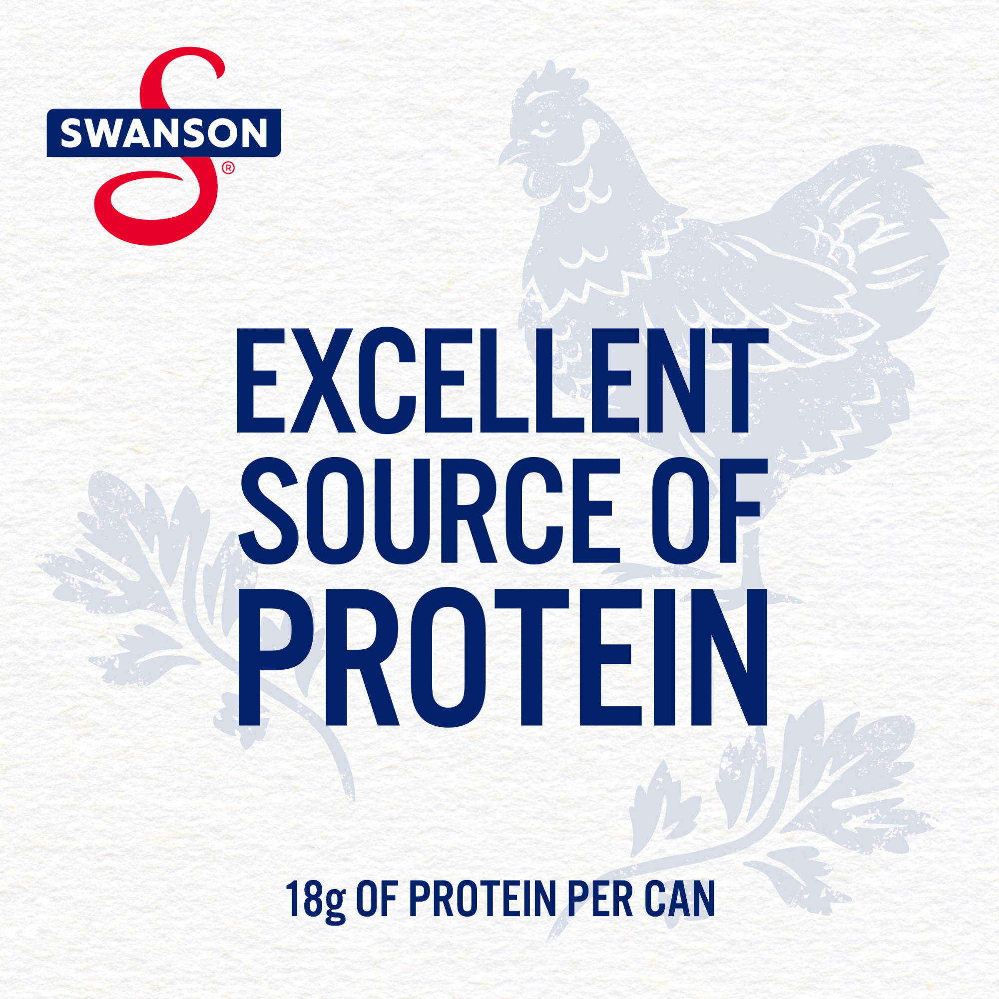 Swanson White Premium Chunk Canned Chicken Breast in Water, Fully Cooked Chicken, 4.5 oz Can - image 4 of 12
