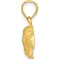 thumbnail image 3 of 14K Yellow Gold Diamond-Cut Bear Pendant (17 X 19) Made In United States k3321, 3 of 6