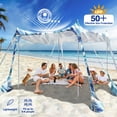 thumbnail image 3 of Carpa de playa Rhino Valley, 305 x 305 cm, con protección solar UPF50+, 3 of 8