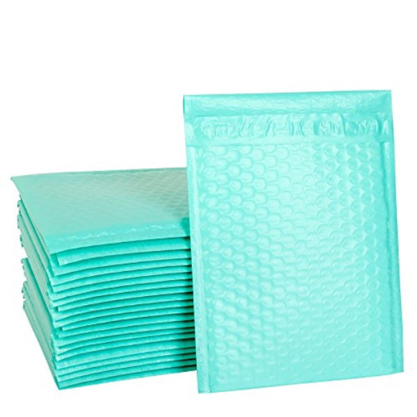 50 PC Teal 6x10 Bubble Mailers Self Seal Padded Shipping Envelopes #0 6"x10" 
